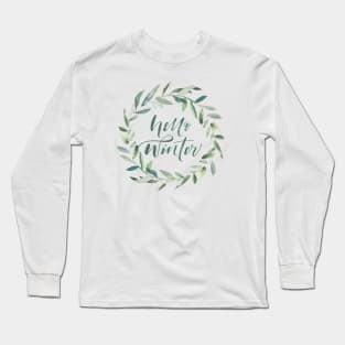 Hello Winter Long Sleeve T-Shirt